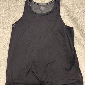 Athleta Girls Black Athletic Tank - Camo
